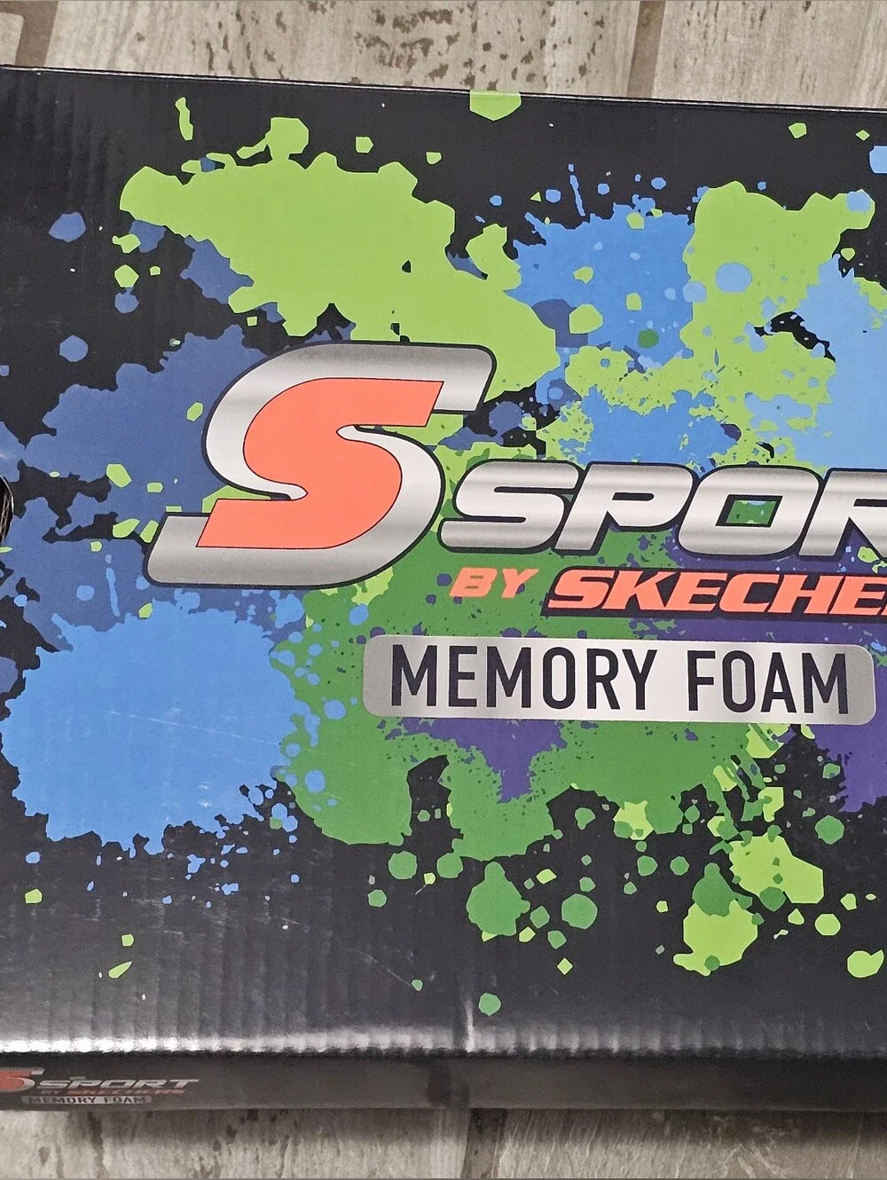 Skechers Kids' Navy Blue Memory Foam Athletic Sneakers Size 2, Brand New